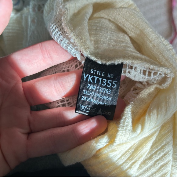 POL Birdie Patchwork Mesh Oversized Tee - Picture 6 of 15